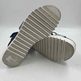 Gabor Women's Shoe Size 6.5 Silver Metallic Sandals