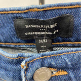 Banana Republic Women's Size 12 Blue Solid Jeans