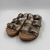 Johnston & Murphy Women's Shoe Size 8.5 Bronze Crackle Sandals