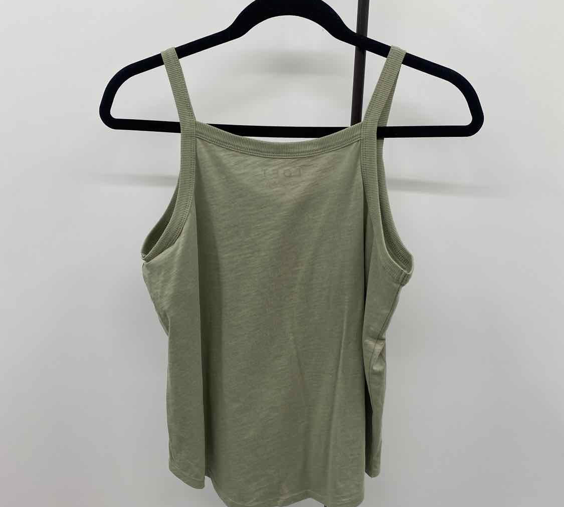 Loft Women's Size M Olive Solid Tank