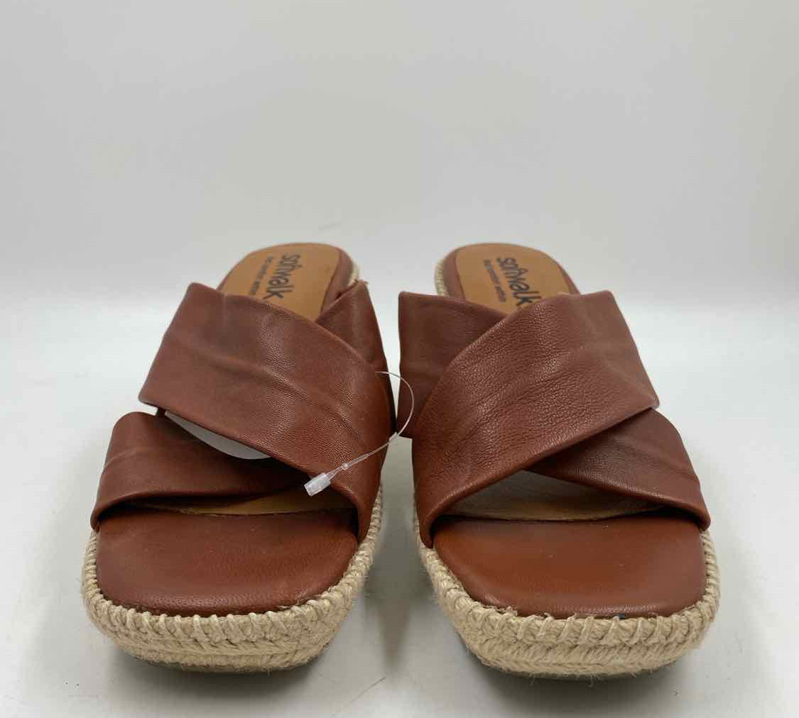 Softwalk Women's Shoe Size 7.5 Caramel Solid Wedges