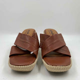Softwalk Women's Shoe Size 7.5 Caramel Solid Wedges