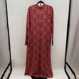 Soft Surroundings Women's Size 24 Red Floral Dress