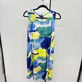 kozan Women's Size 6 Blue Abstract Dress