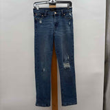 Rachel Women's Size 2 Blue Distressed Jeans