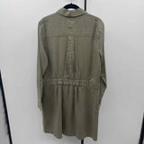 beach lunch lounge Women's Size 10 Green Solid Dress