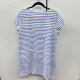HIHO Women's Size 14 Blue Stripe Dress