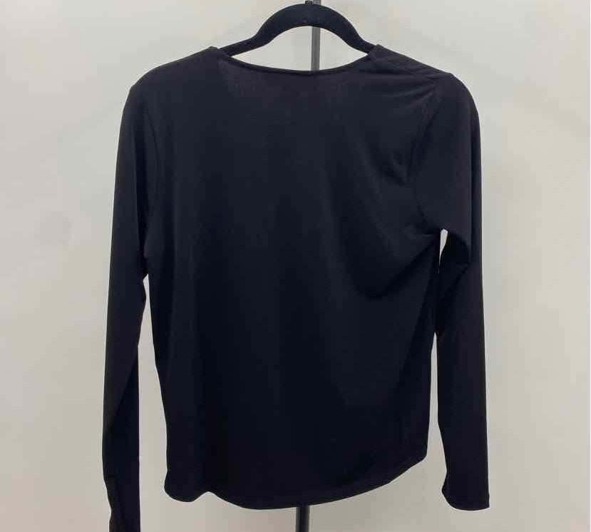 Michael Kors Women's Size S Black Solid Long Sleeve Shirt