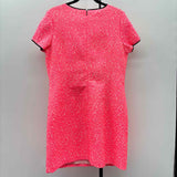 Banana Republic Women's Size 16 Hot Pink Textured Dress