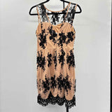 Filly Flair Women's Size M Blush Floral Gown/Evening Wear