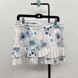 Sofibella Women's Size 14 White Floral Skirt