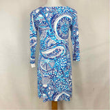 Lilly Pulitzer Women's Size XS Blue Print Dress
