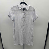 Tahari Women's Size 6 Light Blue Stripe Dress