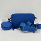 Coach Women's Royal Blue Luxe pebbled Purse