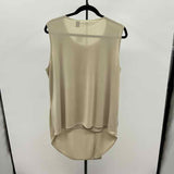Chico's Women's Size XL Tan Solid Sleeveless Shirt