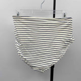 DSG Women's Size L White Stripe Swimsuit - 2 Piece