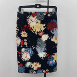 Philosophy Women's Size 2 Black Floral Skirt