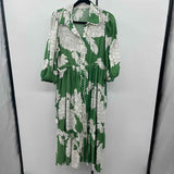 entro Women's Size 10 Green Flag Dress