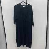 JJill Women's Size 20 Black Solid Dress