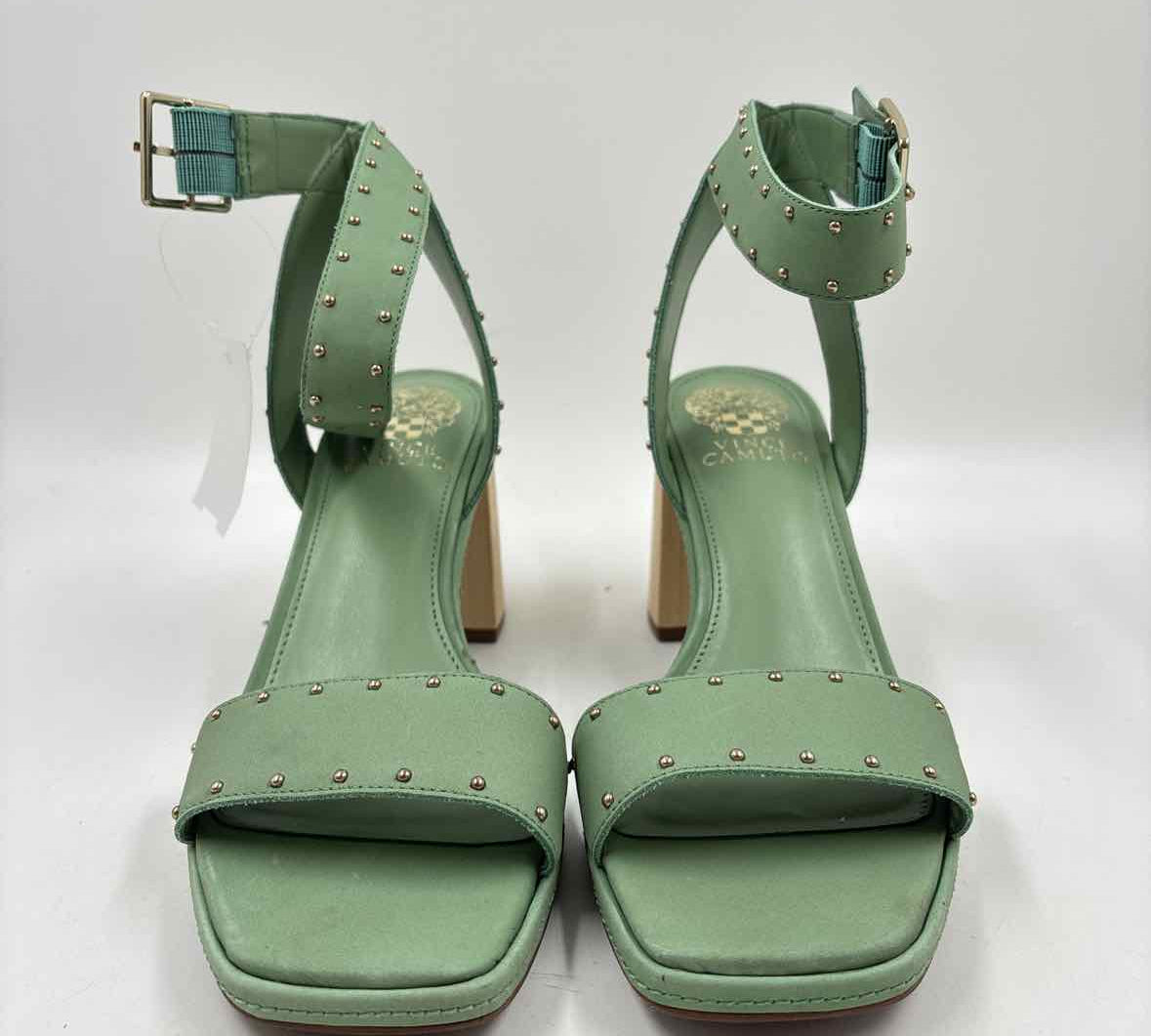 Vince Camuto Women's Shoe Size 7.5 Green Studs Sandals