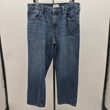 Lands End Men's Size 35 Blue Solid Jeans