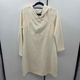 Prana Women's Size 14 Ivory Solid Dress