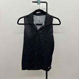 Nike Women's Size S Black dotted Sleeveless Shirt