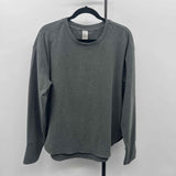 RBX Women's Size L Charcoal Solid Long Sleeve Shirt