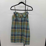 Loft Women's Size 6 Green Plaid Dress