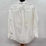 Banana Republic Women's Size XS White Solid Long Sleeve Shirt
