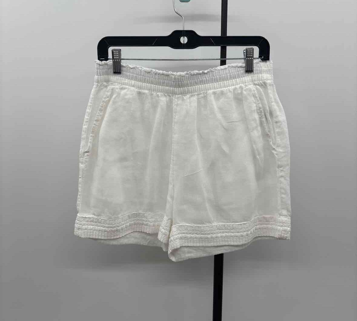 Sigrid Olsen Women's Size 10 White Textured Shorts