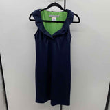Gretchen Scott Women's Size 2 Navy Solid Dress