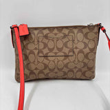 Coach Women's Orange Luxe Signature Purse