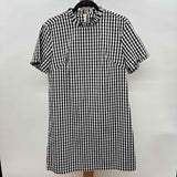 Duffield Lane Women's Size 6 Black Checkered Dress