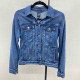 Gap Women's Size S Blue Solid Jacket