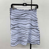 Haystacks Women's Size 10 Light Blue Circles Skirt