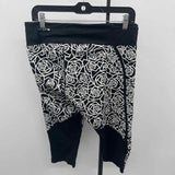 Unbranded Women's Size 14 Black Abstract Capris