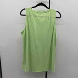 Chico's Women's Size XL Light Green Solid Sleeveless Shirt