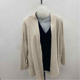 Eileen Fisher Women's Size L Beige Textured Cardigan