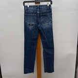 vervet Women's Size 0 Blue Distressed Jeans