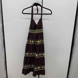 Trixxi Women's Size 3 Brown Embroidered Dress