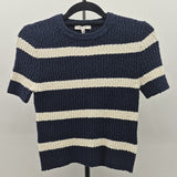 Madewell Junior's Size XS Navy Stripe Sweater