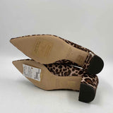 J Crew Women's Shoe Size 7 Brown Animal Print Heels