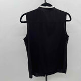 Calvin Klein Women's Size M Black Solid Sleeveless Shirt