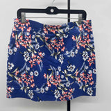 Mario Serrani Women's Size 14 Blue Floral Skirt
