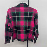 Tahari Women's Size S Fuschia Plaid Sweater