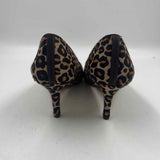 Ann Taylor Women's Shoe Size 7 Brown Animal Print Heels