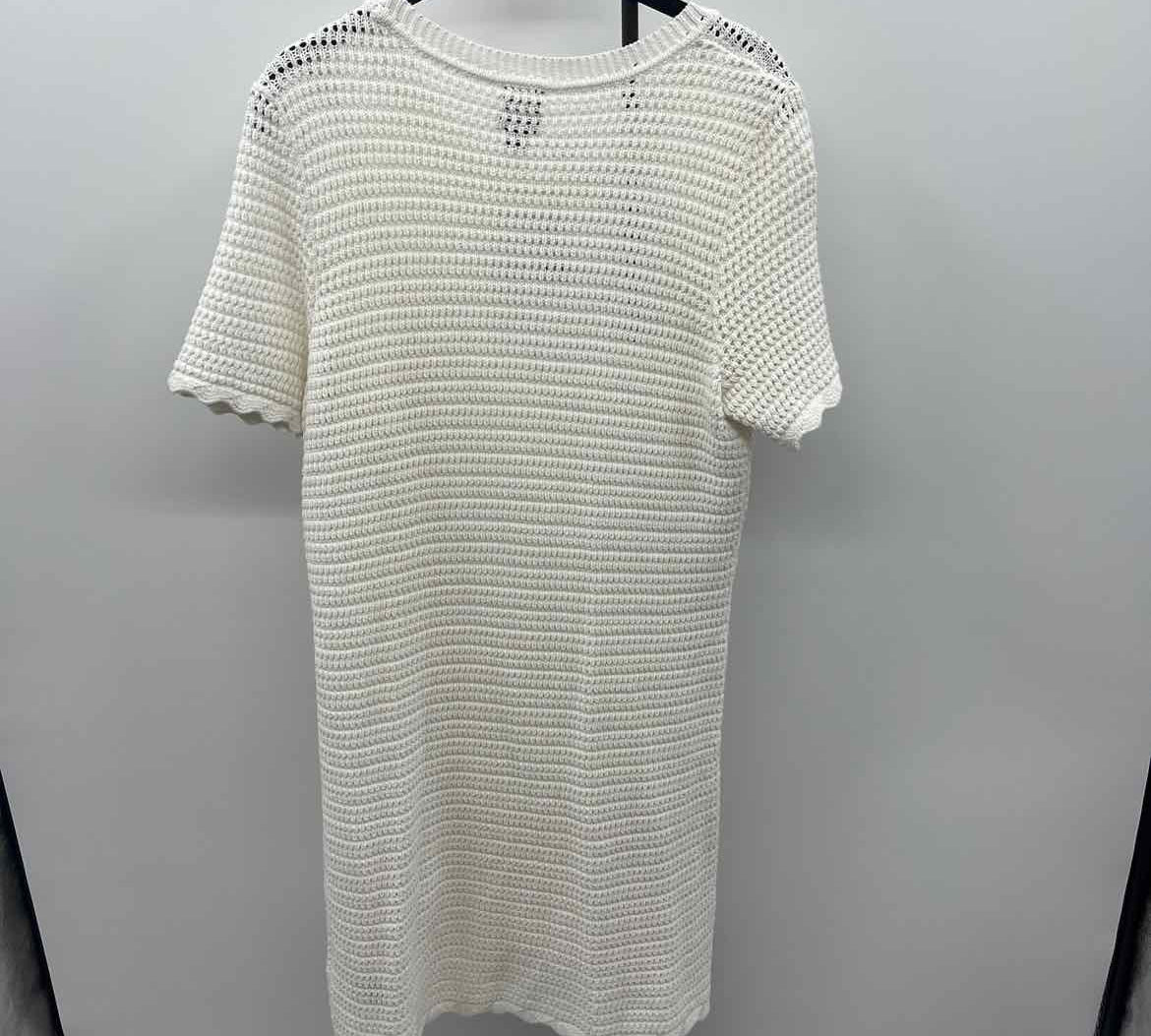 Gap Women's Size M White Open Weave Dress