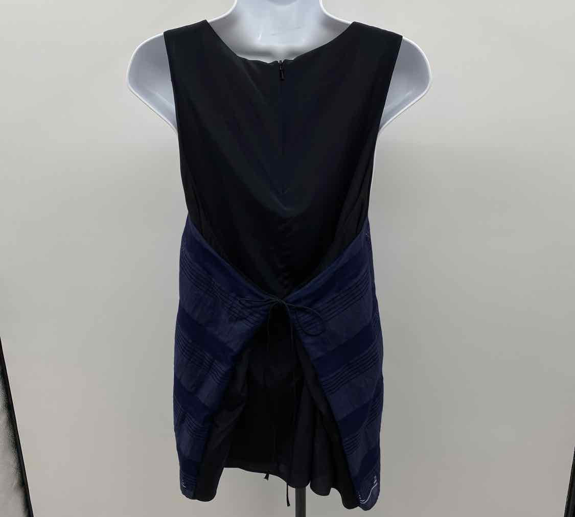 Rag & Bone Women's Size L Navy Stripe Sleeveless Shirt