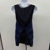 Rag & Bone Women's Size L Navy Stripe Sleeveless Shirt